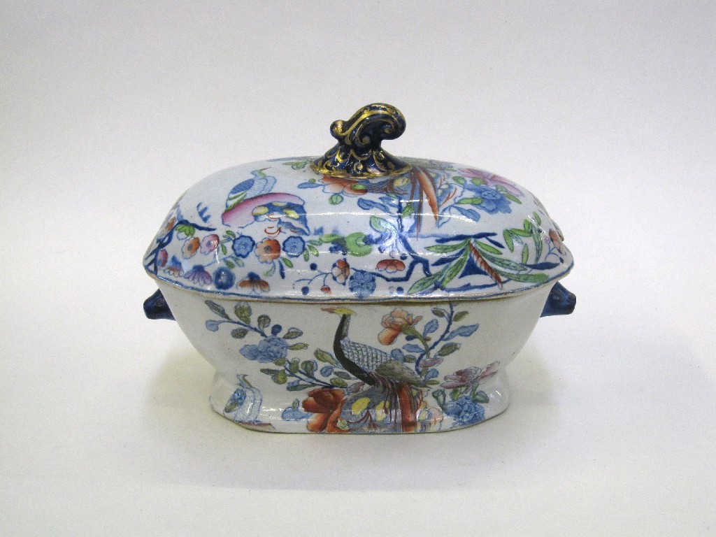 Appraisal: Stone china small tureen with lid