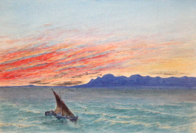 Appraisal: SIR EDMUND DUCANE - 'The Esterol - Sunset' inscribed in