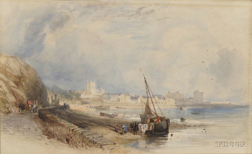 Appraisal: William Callow British - View of Cromer Norfolk Unsigned identified