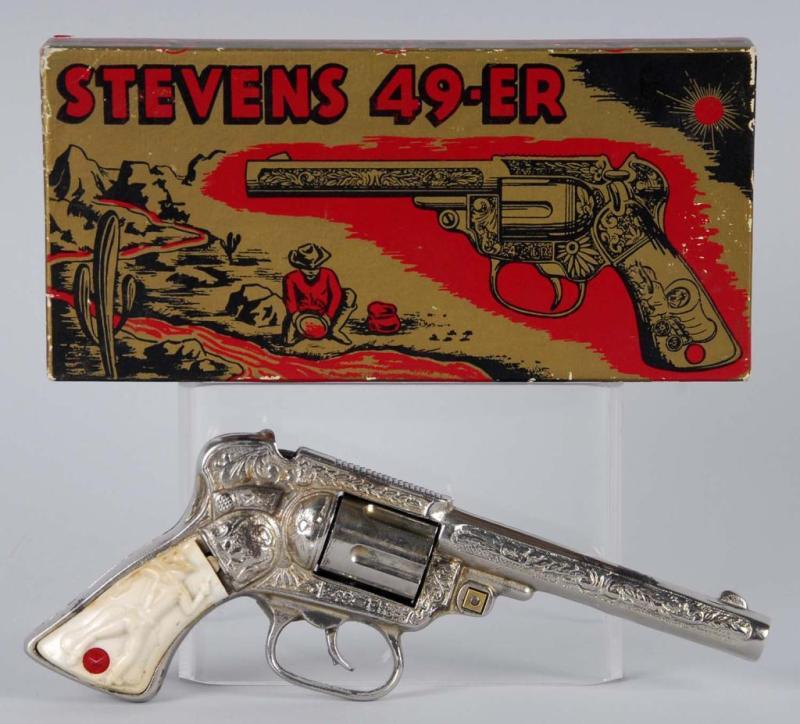 Appraisal: Stevens -er Cap Gun Description A lot of finish wear