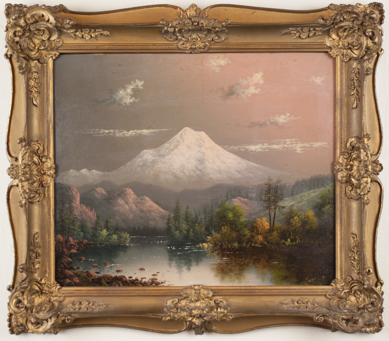 Appraisal: ELIZA BARCHUS OIL ON BOARD Oregon - Mount Hood at