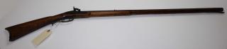 Appraisal: Early th c Kentucky percussion cap rifle full curly maple