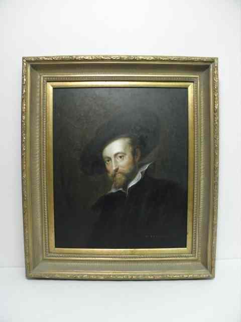 Appraisal: Oil on canvas portrait of a gentleman Signed ''C Spencer''