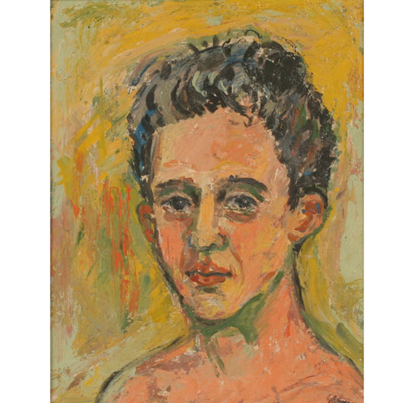 Appraisal: Robert Lohman American - portrait of a boy oil on