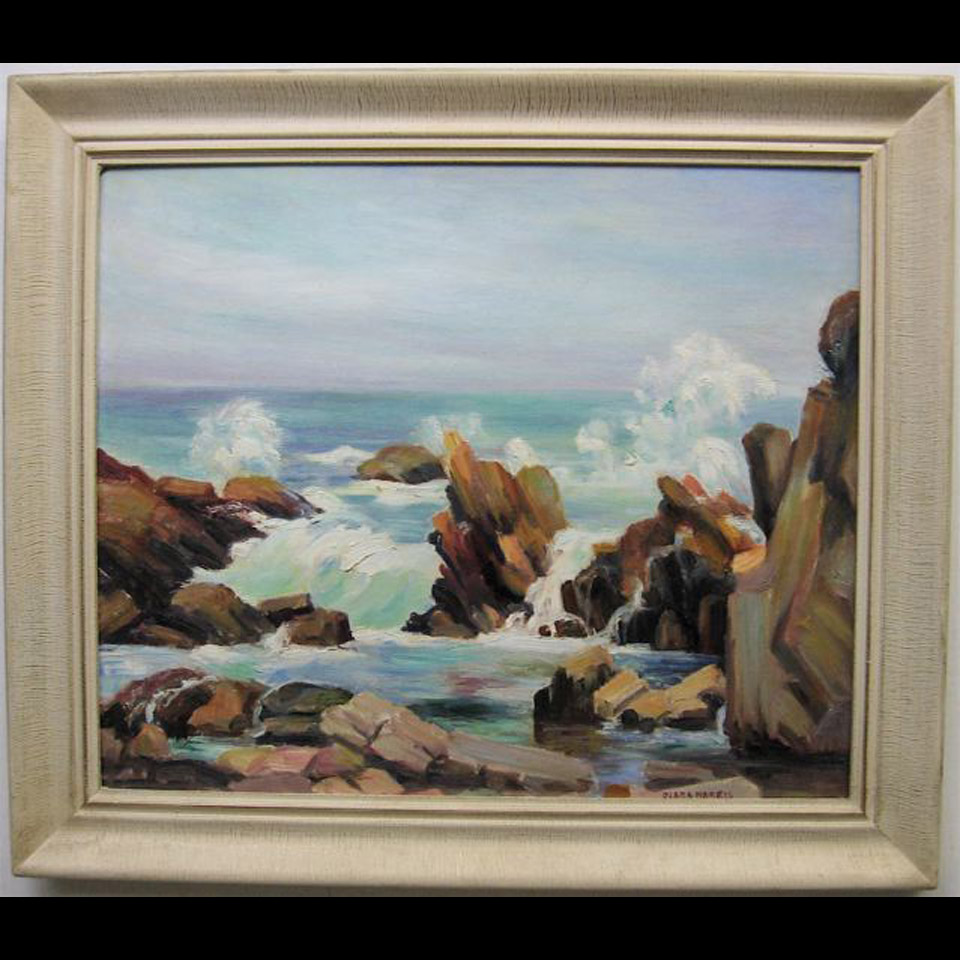 Appraisal: GLOUCESTER MASS CLARA ISABELLA HARRIS - CANADIAN OIL ON CANVASBOARD