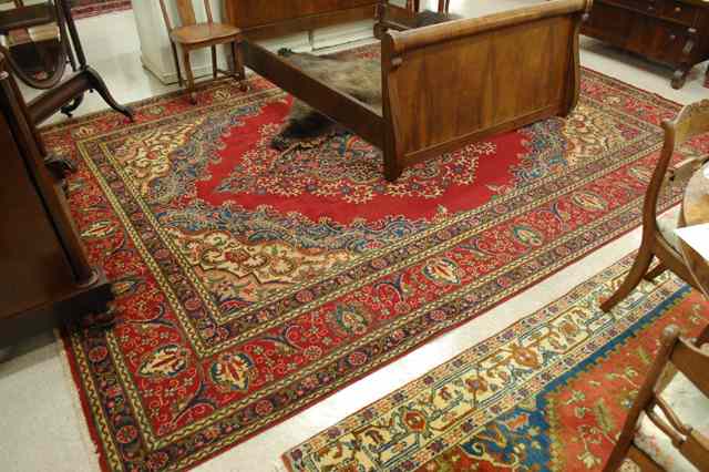 Appraisal: SIGNED PERSIAN TABRIZ CARPET East Azerbaijan Provence Northwestern Iran central