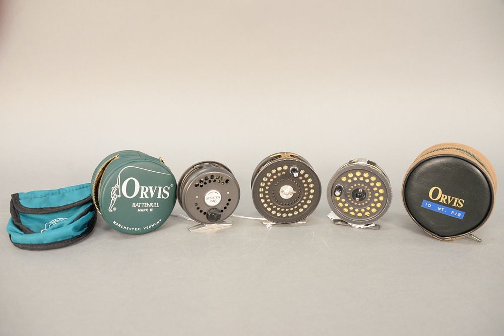 Appraisal: Three fishing reels to include Orvis CFOV Fly Reel Orvis