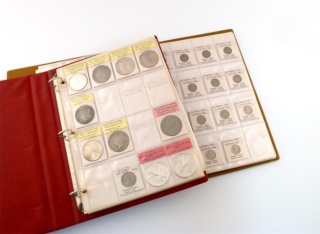 Appraisal: A collector s coin album