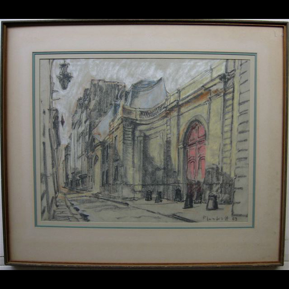 Appraisal: HOTEL DE ROHAN PARIS JOSEPH FRANCIS PLASKETT - CANADIAN PASTEL