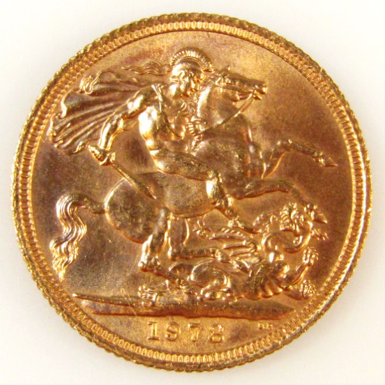 Appraisal: An Elizabeth II gold full sovereign dated