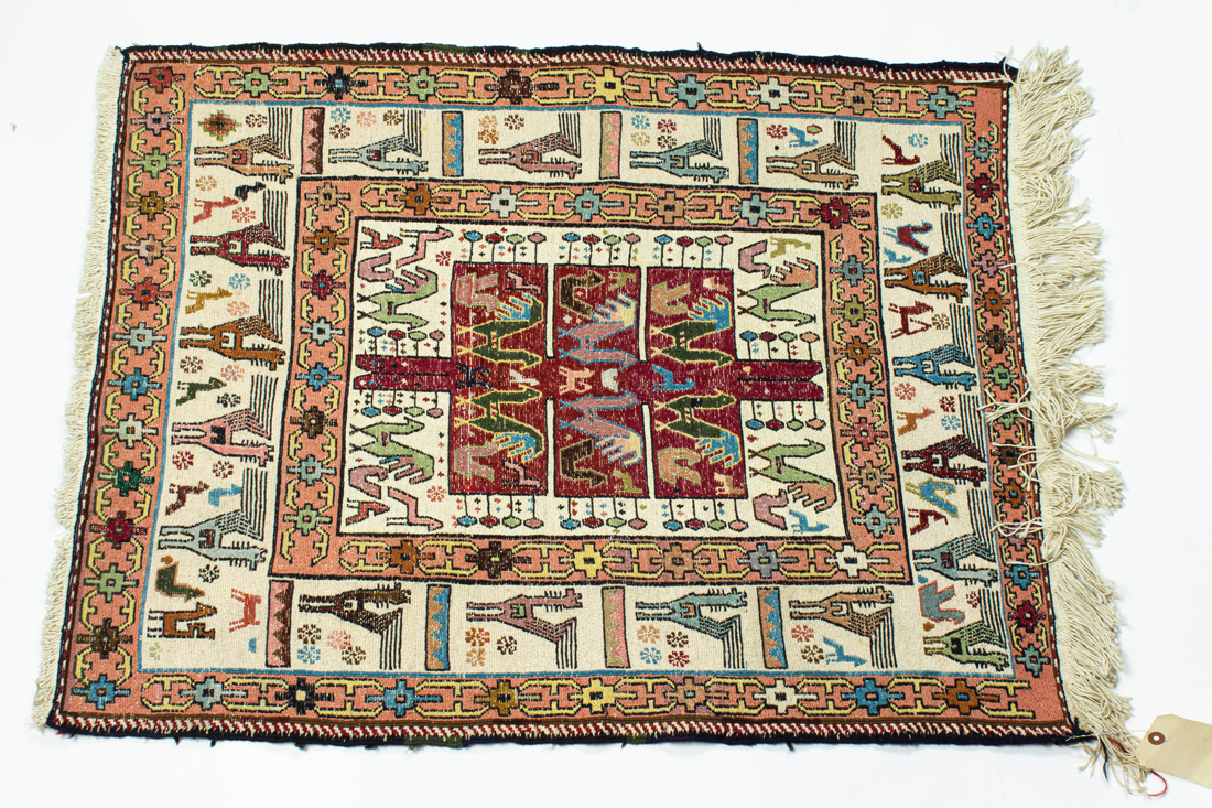 Appraisal: A TURKISH KILIM A Turkish kilim ' x '