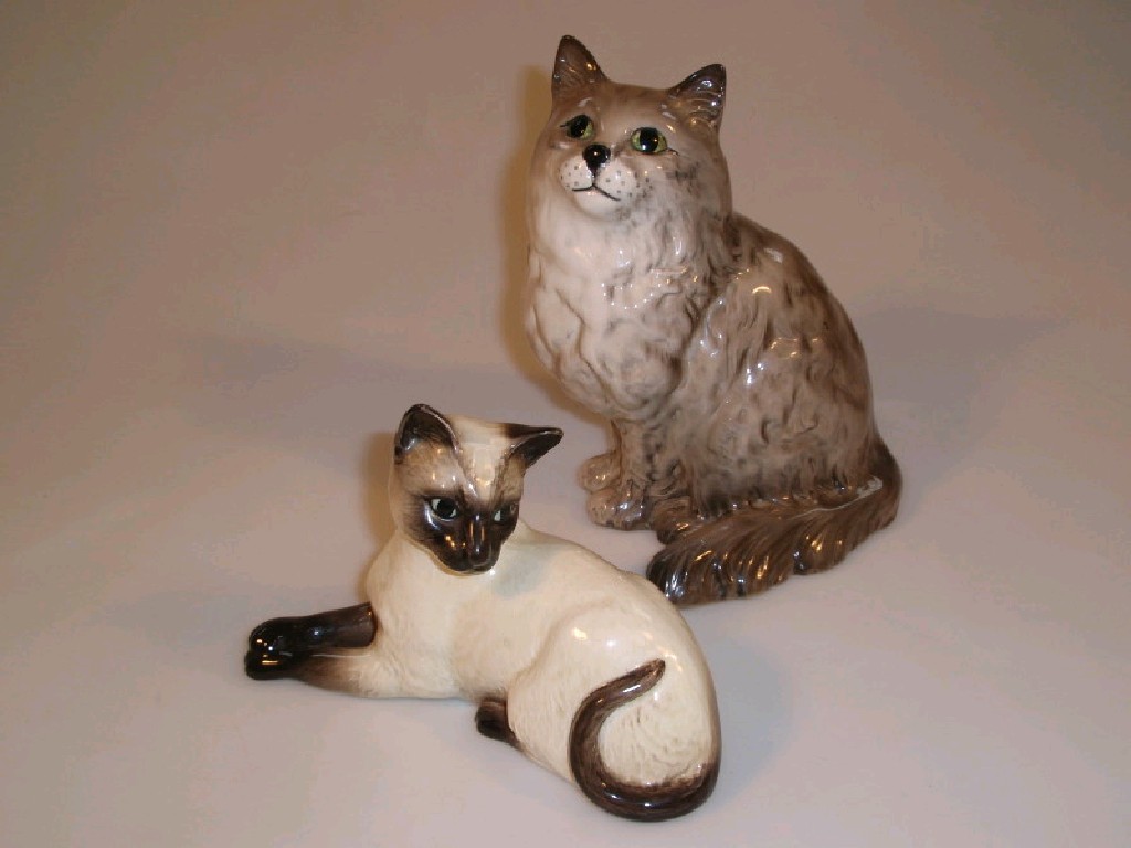 Appraisal: A Beswick model of a Persian cat impressed no and