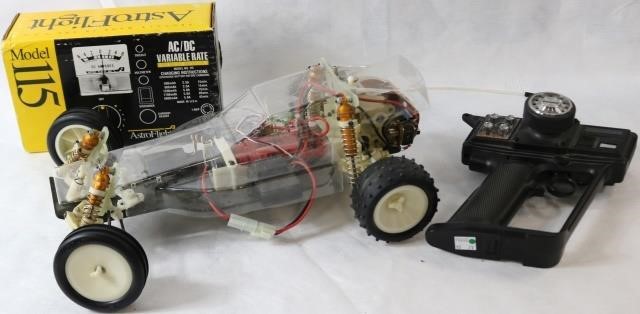 Appraisal: VINTAGE FUTUBA MAGNUM JR REMOTE CONTROL CAR WITHAC DC CHARGER