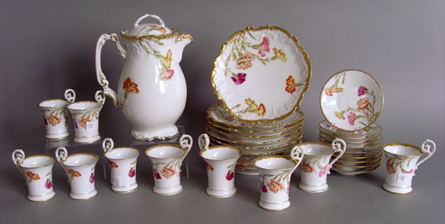 Appraisal: Limoges tea service