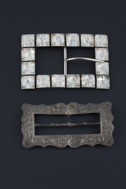 Appraisal: A collection of assorted buckles to include a late Victorian