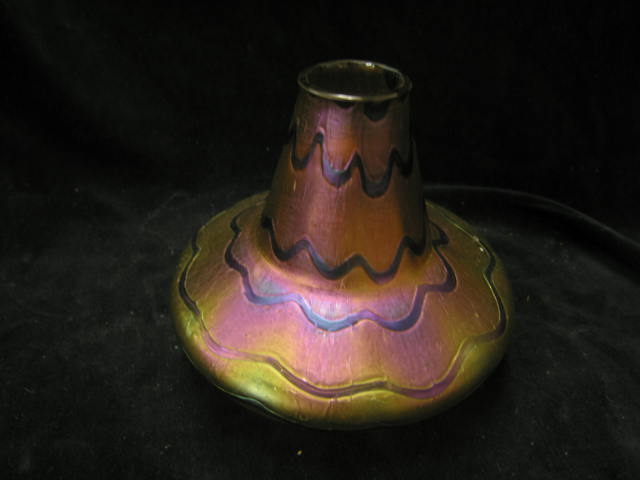 Appraisal: Loetz Art Glass Vase rich iridescent finish wavy design tall