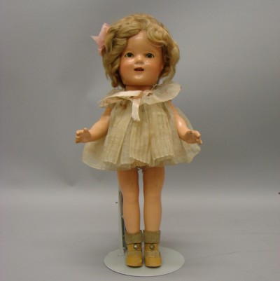 Appraisal: ' Compo Shirley Temple tagged dress 's Ideal doll Good