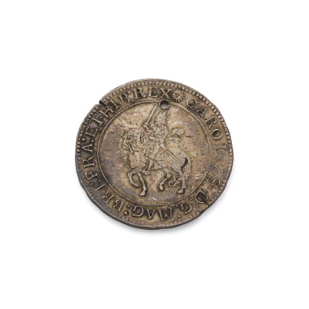 Appraisal: A CHARLES I CROWN Tower mint under Parliament mint mark