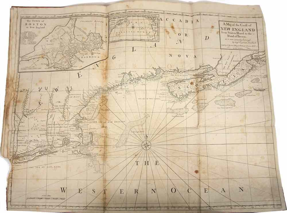 Appraisal: RARE EARLY ATLAS - Large Folio Atlas 'The English Pilot