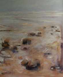 Appraisal: Marshall Williams born Desolate Landscape II acrylic on card signed