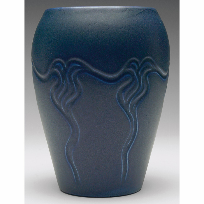 Appraisal: Rookwood vase large tapered shape with an organic design covered