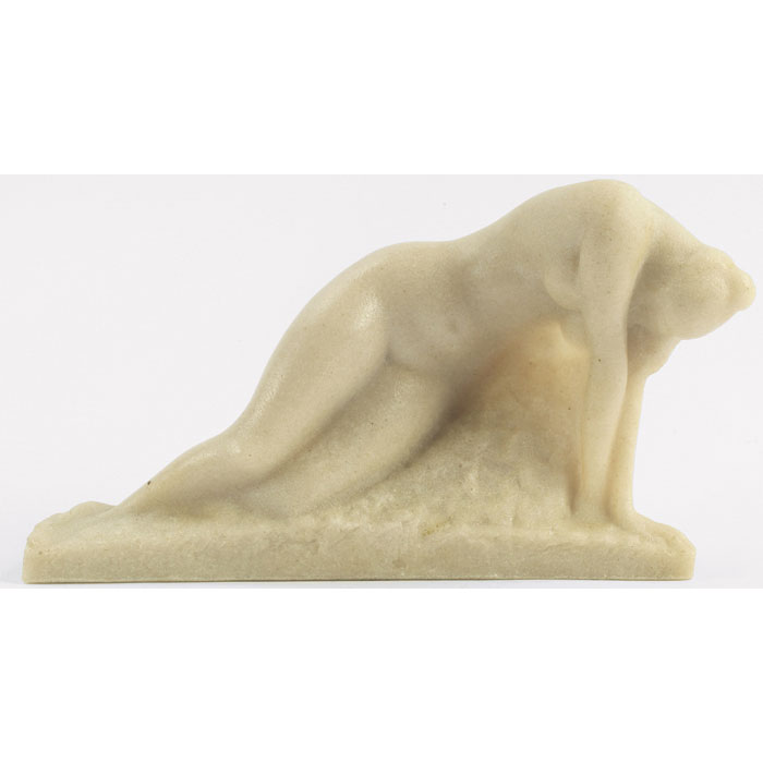 Appraisal: Vincent Glinsky American - Reclining Nude c marble w x