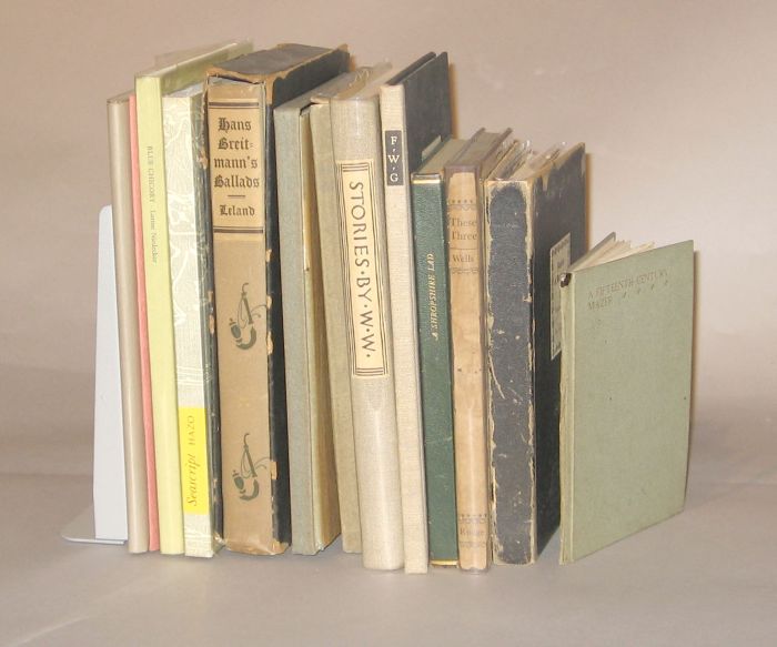 Appraisal: vols wrappers American Small Private Press Books Alwil Shop Hugo