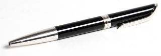 Appraisal: Bulgari Sterling Silver Enamel Pen The black body having a