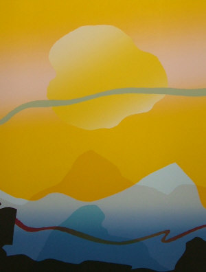 Appraisal: Arthur Secunda b - 'A Good Morning' screenprint in colours