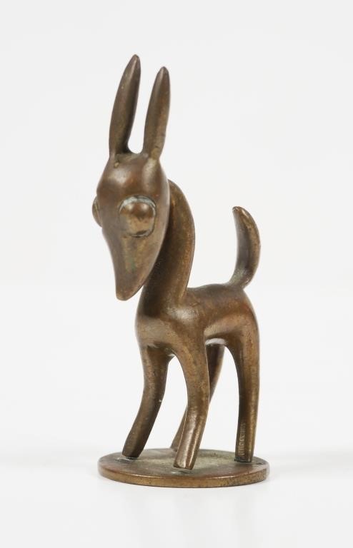 Appraisal: This cast bronze - fawn has been called Bambi in