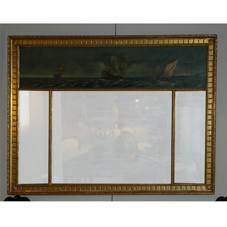 Appraisal: George III Style Gilt-Wood Overmantel Mirror Estimate -