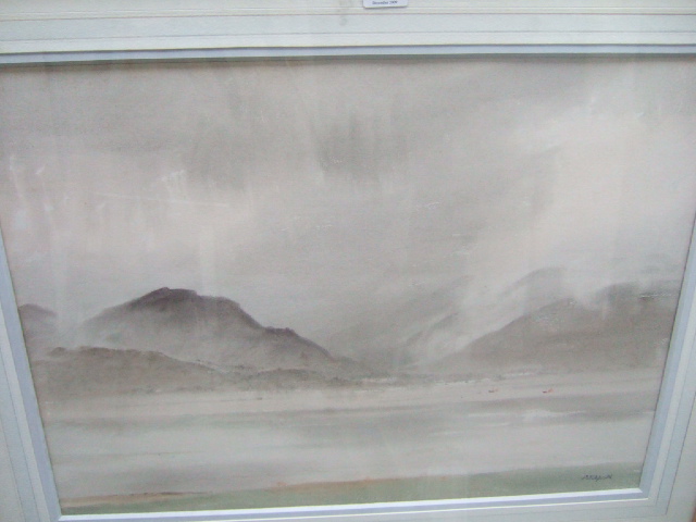 Appraisal: Roland Vivian Pitchforth - Loch Linnhe watercolour signed inscribed on