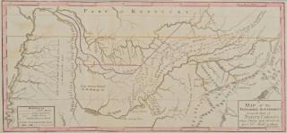 Appraisal: Tennessee Map Circa Map of the Tennassee government formerly part