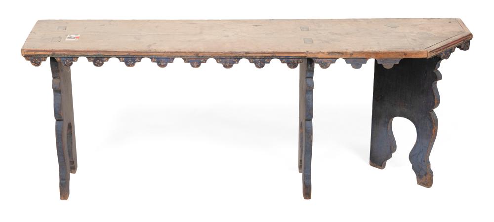 Appraisal: SCANDINAVIAN BENCH LATE TH CENTURY HEIGHT LENGTH WIDTH SCANDINAVIAN BENCH