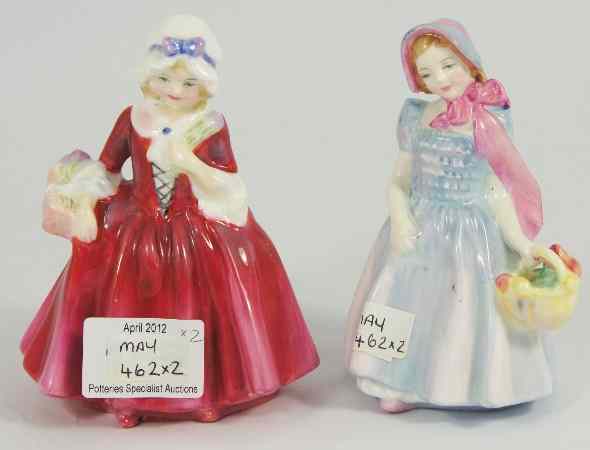 Appraisal: Royal Doulton Figures Lavinia HN and Wendy HN