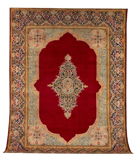 Appraisal: Persian Kerman Carpet ' x '