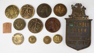 Appraisal: Lot Of Bronzes And Medals Lot of bronzes and medals