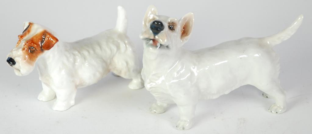 Appraisal: ROYAL DOULTON CHINA FIGURE OF A 'SEALYHAM TERRIER' STANDING ON