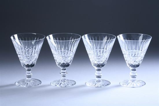 Appraisal: WATERFORD CRYSTAL WINE GOBLETS Tramore - cut pattern