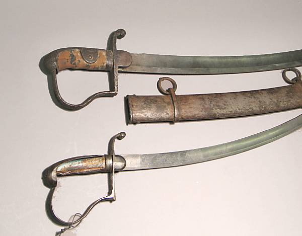 Appraisal: A lot of two early th century continental military sabers