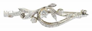 Appraisal: kt Diamond Hinged Bangle Bracelet with assorted cut round diamonds