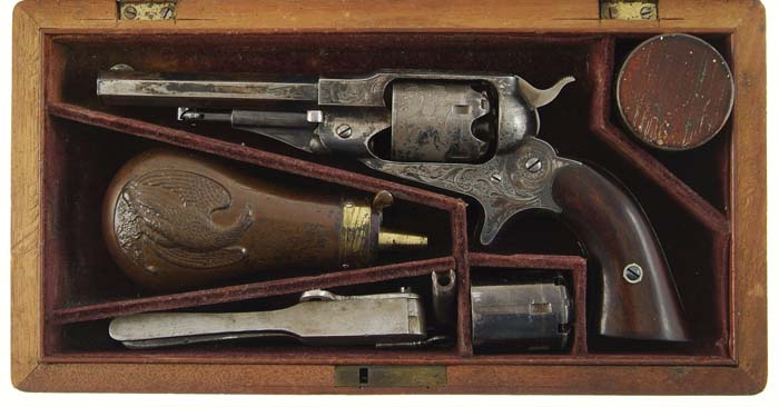 Appraisal: EXTREMELY RARE ONE OF A KIND CASED ENGRAVED REMINGTON FAMILY