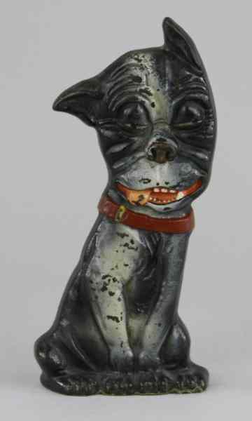 Appraisal: WHIMSICAL BOSTON TERRIER PUP DOORSTOP ''Copyright A M Greenblatt Studio