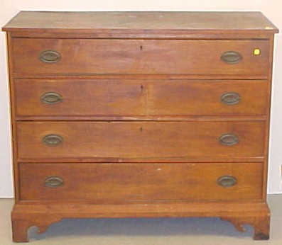 Appraisal: Chippendale style chest cherry and pine early elements with restorations