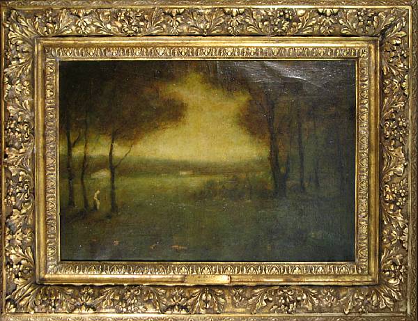 Appraisal: Attributed to William Keith American - A Pastoral Landscape bears