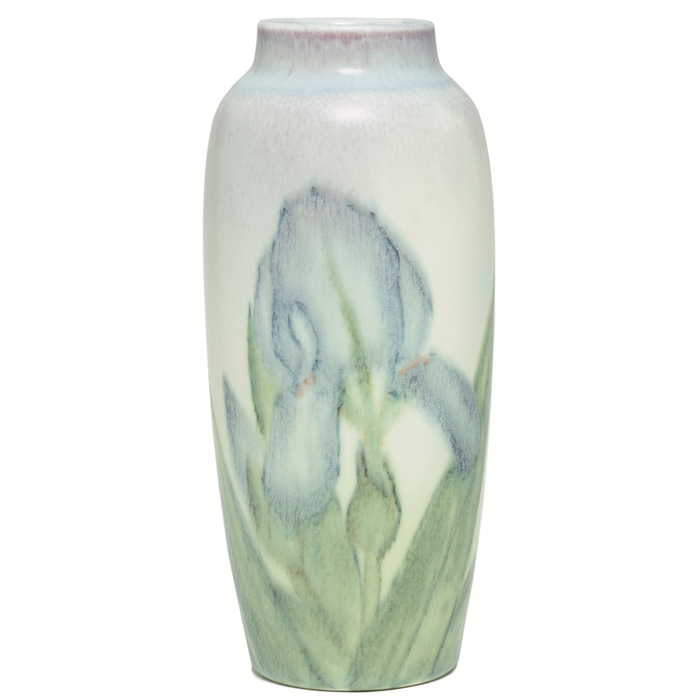 Appraisal: Good Rookwood vase matt glaze with a beautifully painted iris