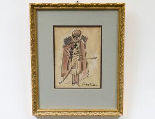 Appraisal: LUDWIG BEMELMANS American - Solider Signed l r Watercolor on