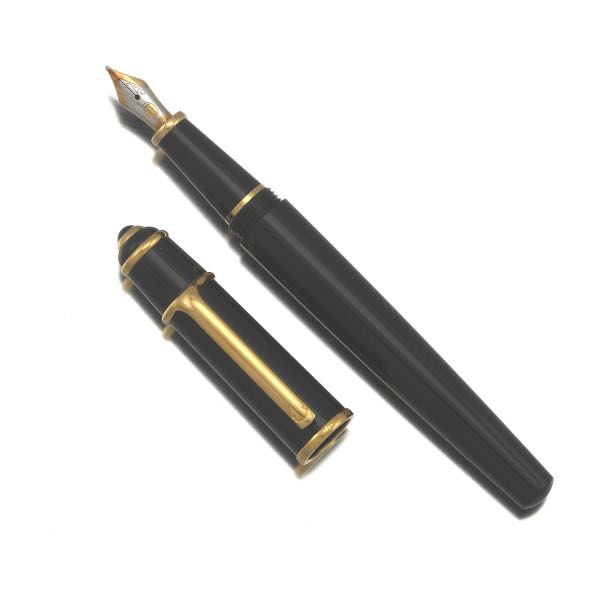 Appraisal: CARTIER DIABOLO FOUNTAIN PEN Classy slick design black cap and