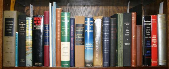 Appraisal: WWI II Vols on shelves