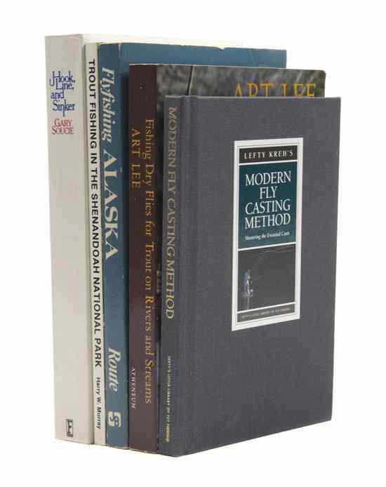 Appraisal: ANGLING A collection of books pertaining to trout fishing including